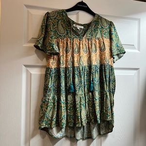 Paisley top with tassels